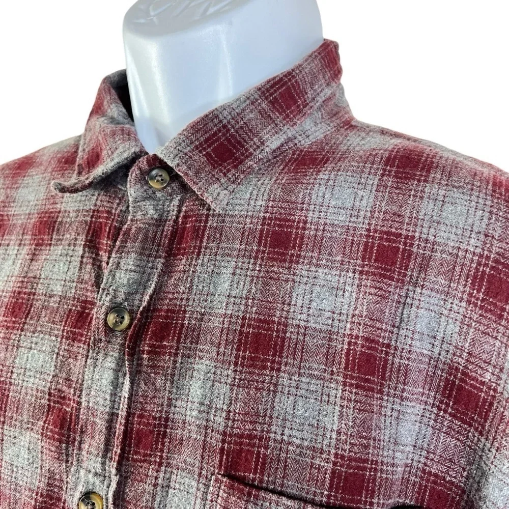 J.Crew Men’s Flannel Shirt Button Down Size XL